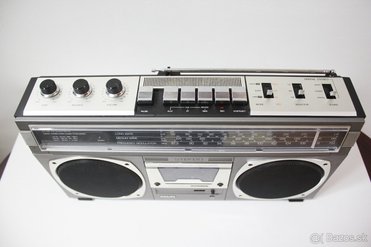 predám BOOM-BOX PHILIPS 513 AM-FM SPATIAL STEREO - 4