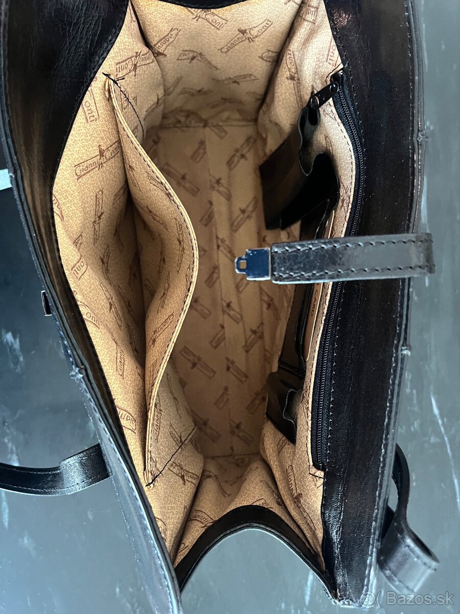 Nová kvalitná kožená kabelka Gianni Conti,43€ - 4