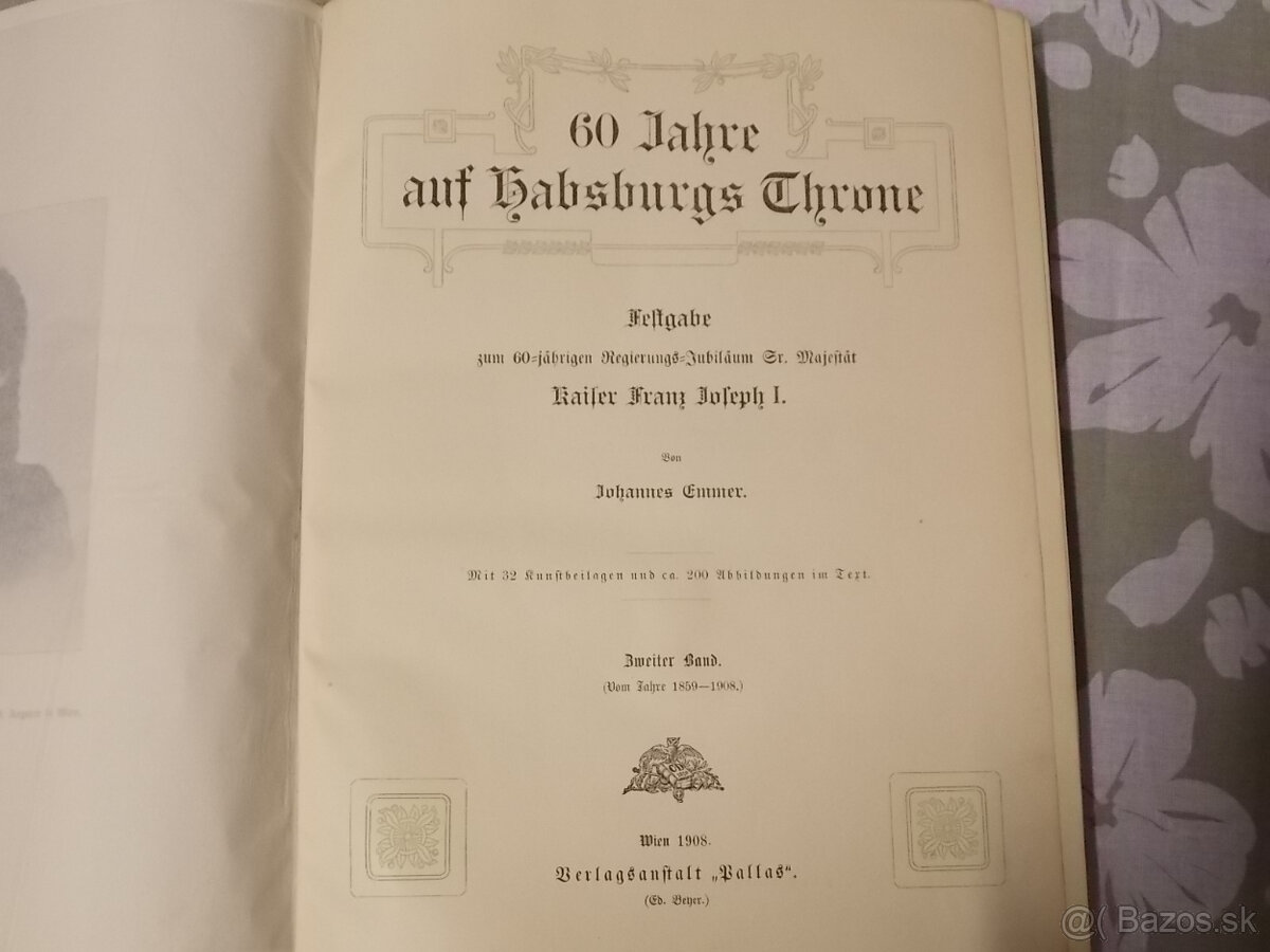 Kniha 60 rokov Habsburgskej monarchie r. 1908 - 4