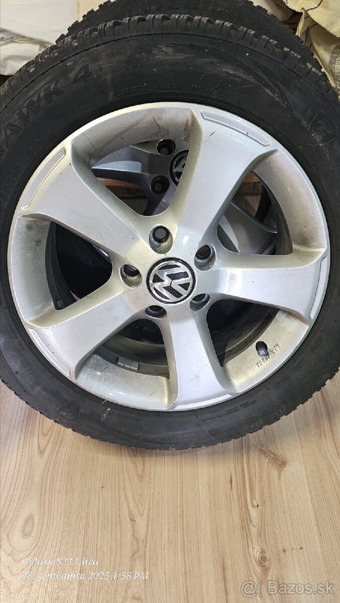 Pneumatiky + disky 205/55r16 - 4