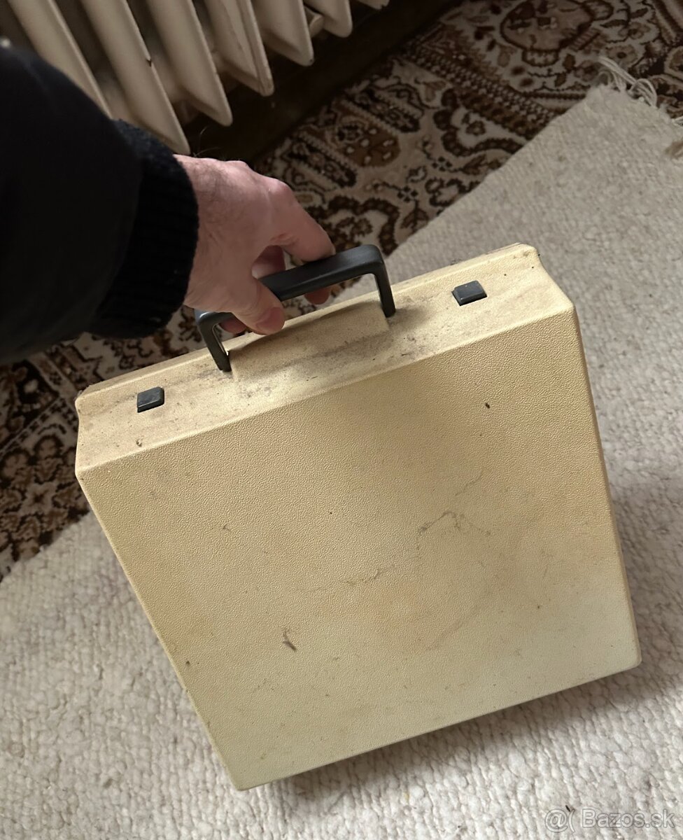 Retro Oranžový Písací Stroj UNIS tbm de Luxe - 4