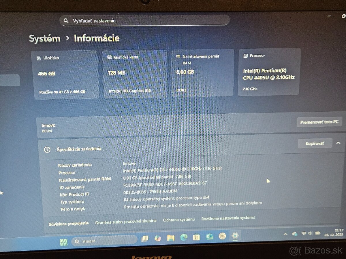 Notebook LENOVO B51-80 - 4