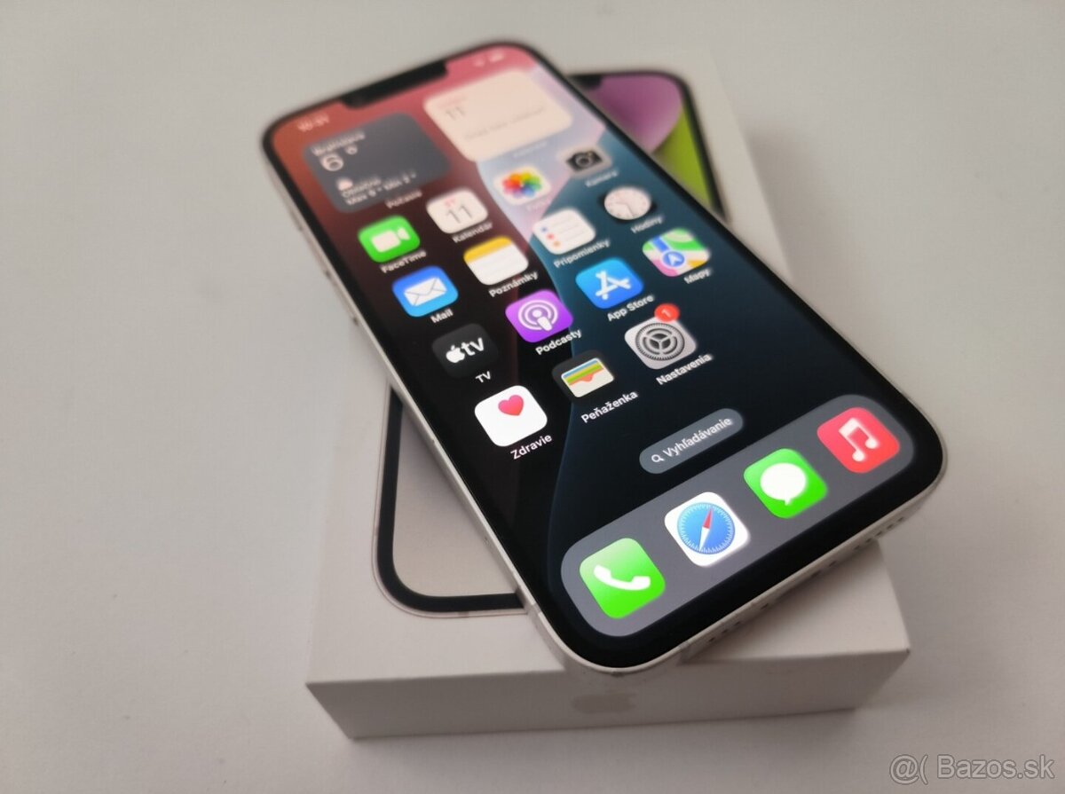 apple iphone 14 128gb Starlight / Batéria 100% - 4