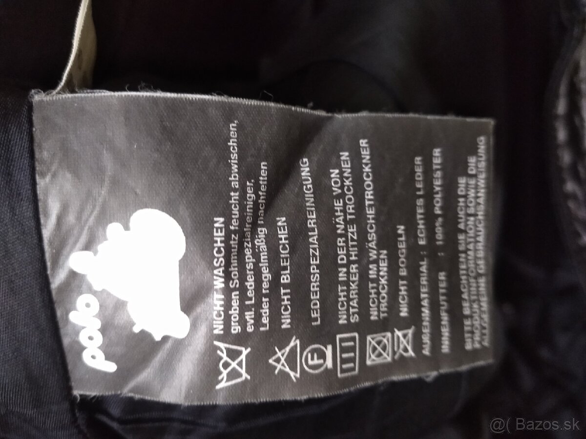 Kožené nohavice zn. Polo - 4