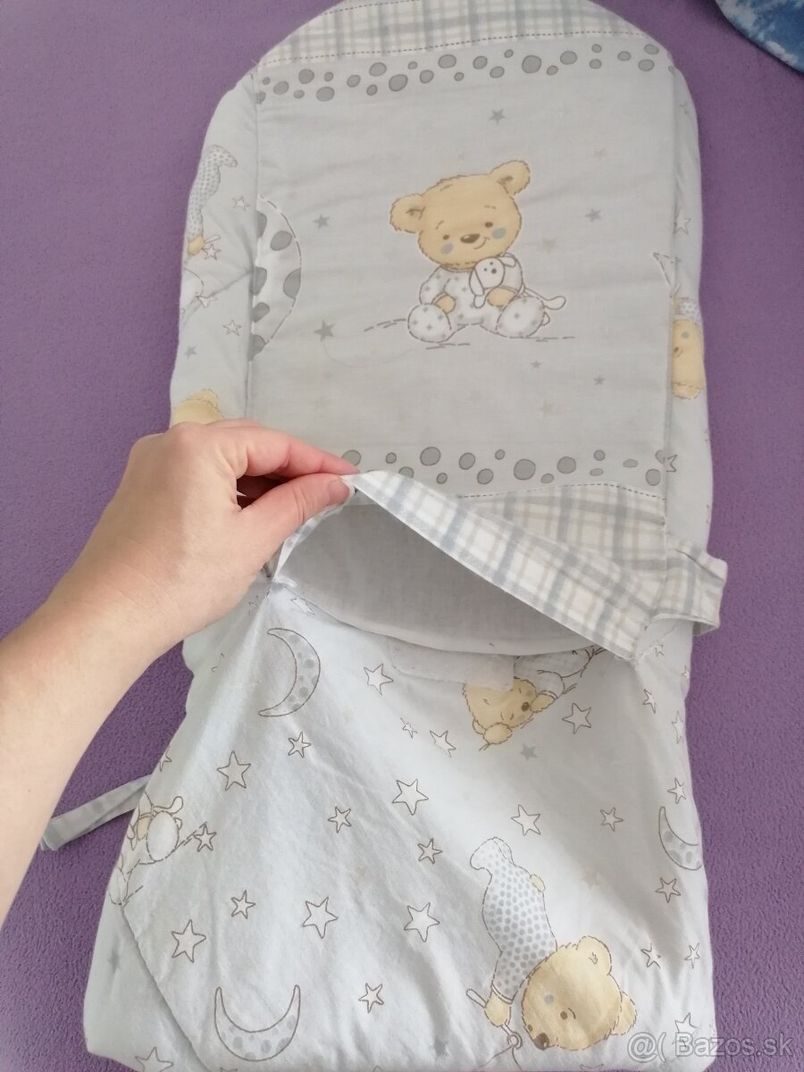 Zavinovačka s macíkmi, biela zadarmo/darujem - 4