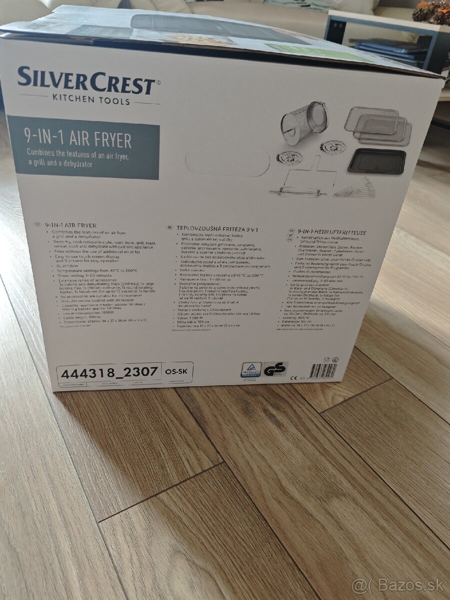 Teplovzdušná fritéza Silvercrest 9v1 - 4