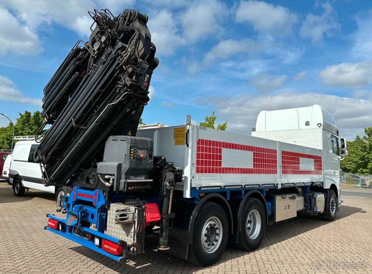 DAF XF 530 - 6x2 – Valník+HR-Hiab X-HiPro 352+Jib+Naviják