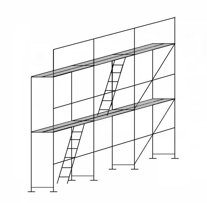 Lešenie Fasádne nové pozinkované - 4