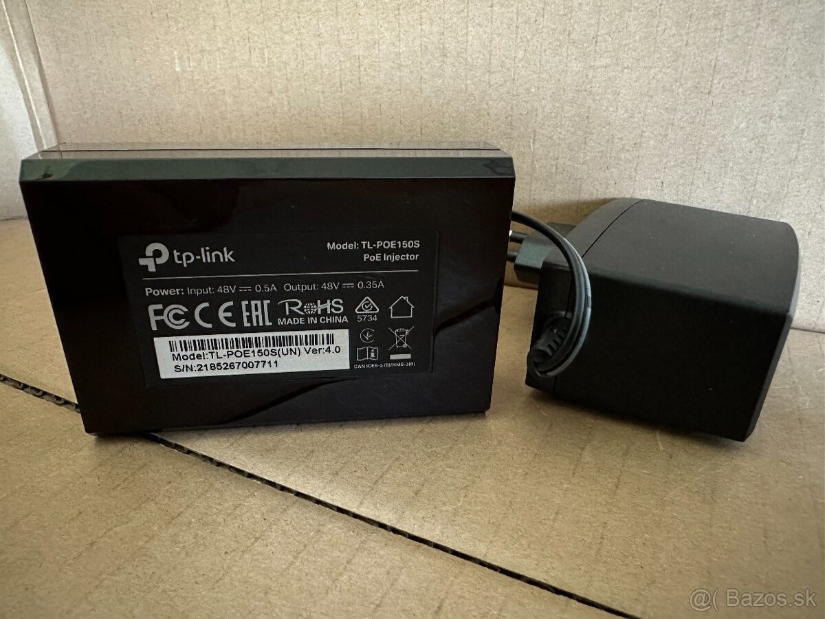 Injektor TP-LINK TL-POE150S ver: 4.0 - 4