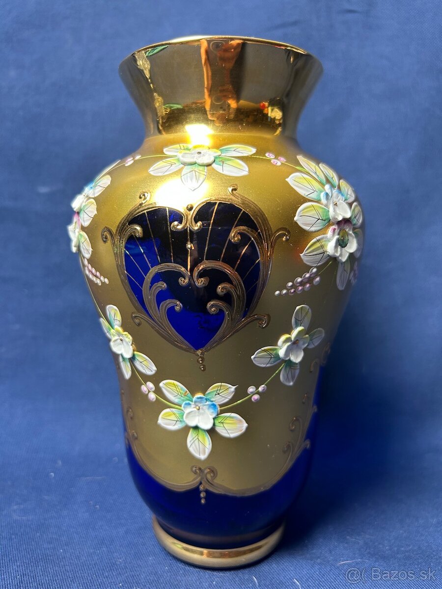 Váza, borské sklo V - 21 cm - 4