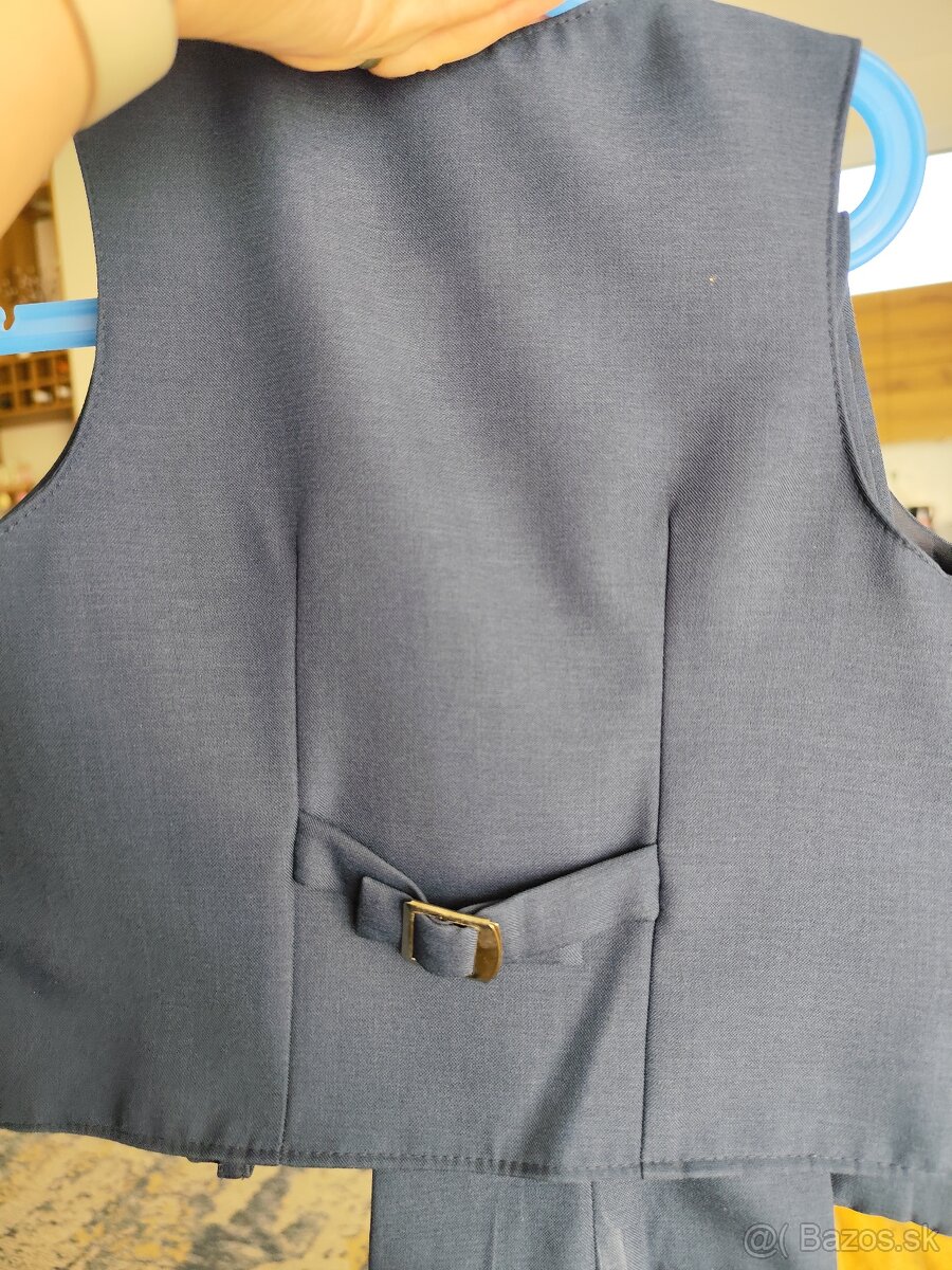 Chlapčenský oblek 104/110 modrý - 4