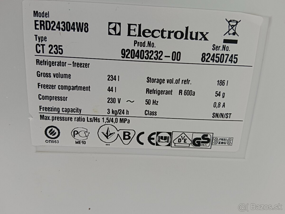 chladnička Electrolux CT235 - 4