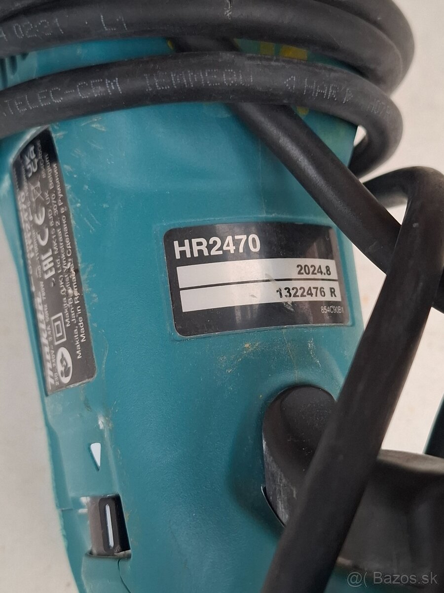Vŕtacie kladivo, príklepová vŕtačka sds plus makita hr2470 - 4
