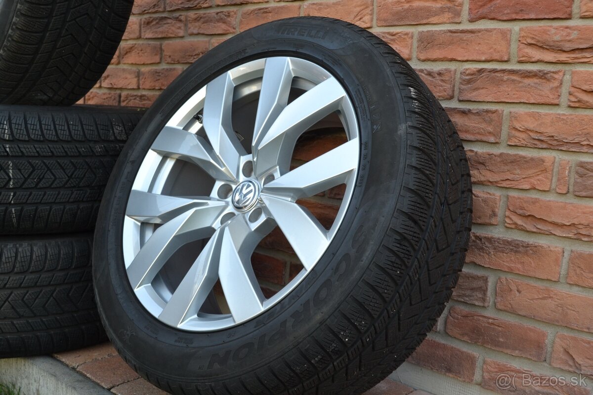 5x112 R20 Zimna sada Org. VW Touareg + 285/45 R20 Pirelli - 4