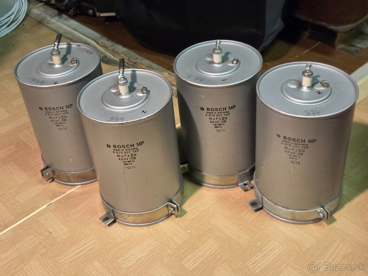 Kondenzátory BOSCH MP 40uF/2,5kV - 4