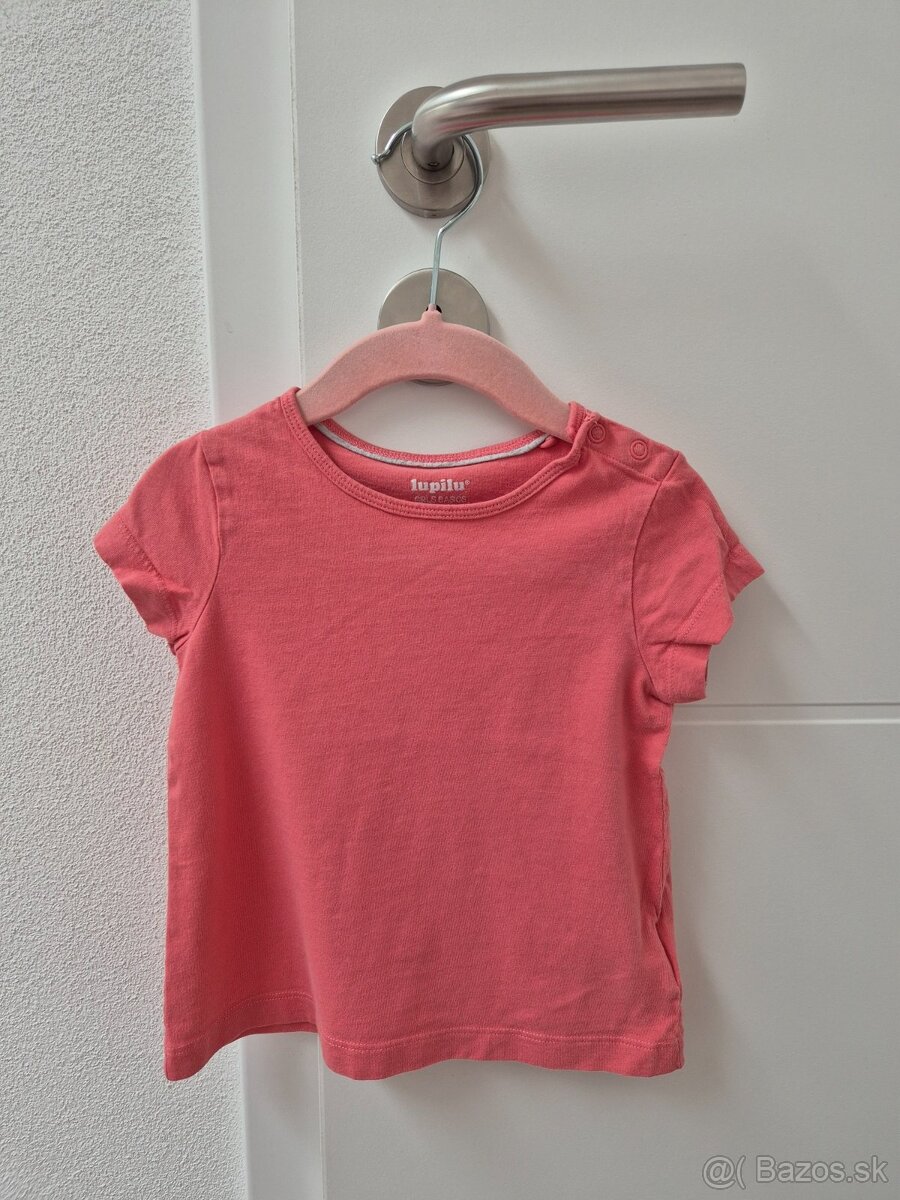 Tričko s krátkym rukávom 2ks LUPILU (veľ. 86/92) - 4