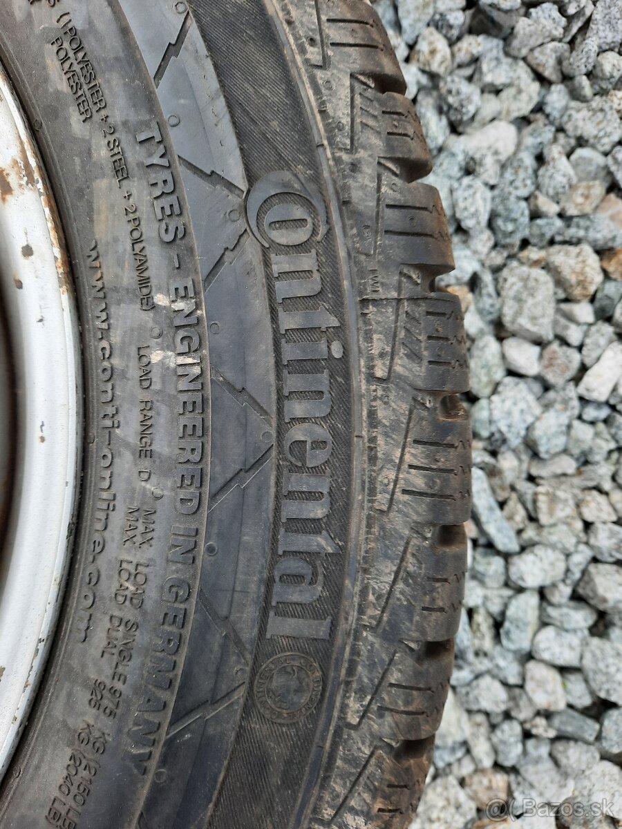 16" zimné kolesá na VW Transporter - 4