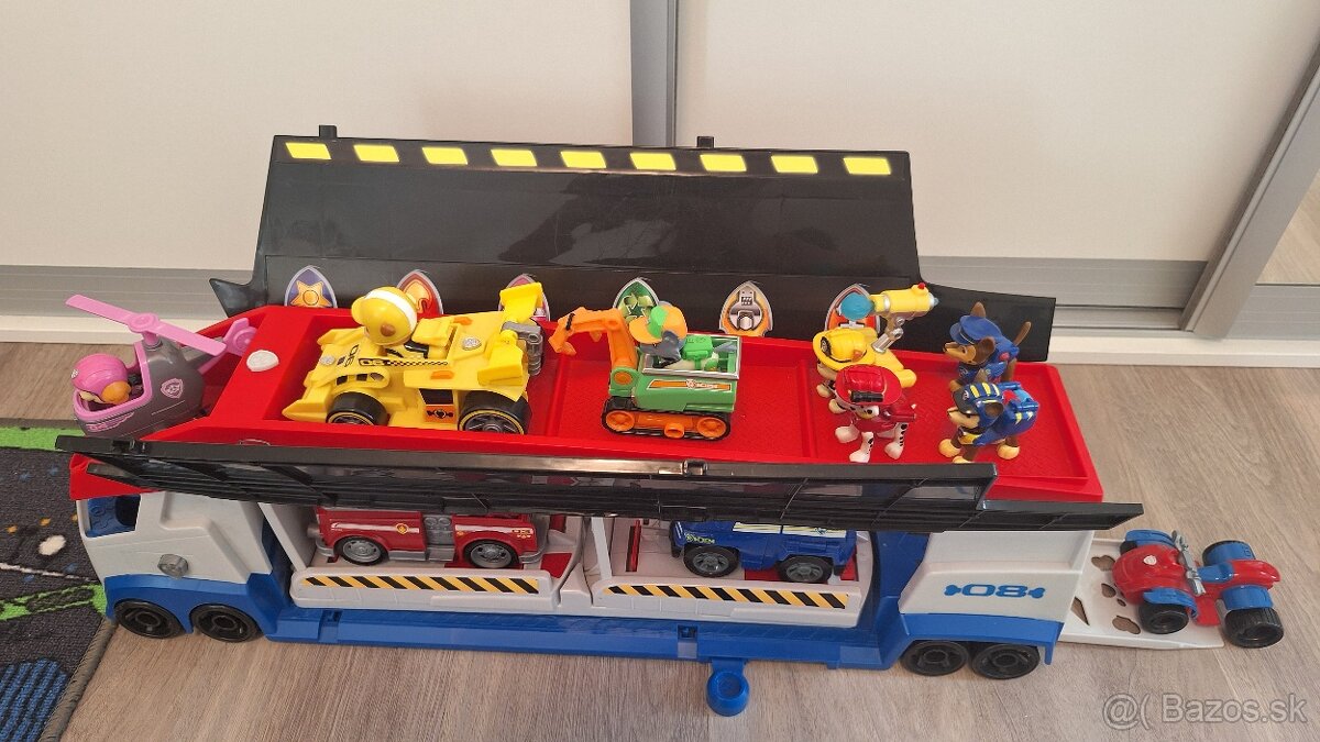 Nákladné auto, autá, figúrky - 4