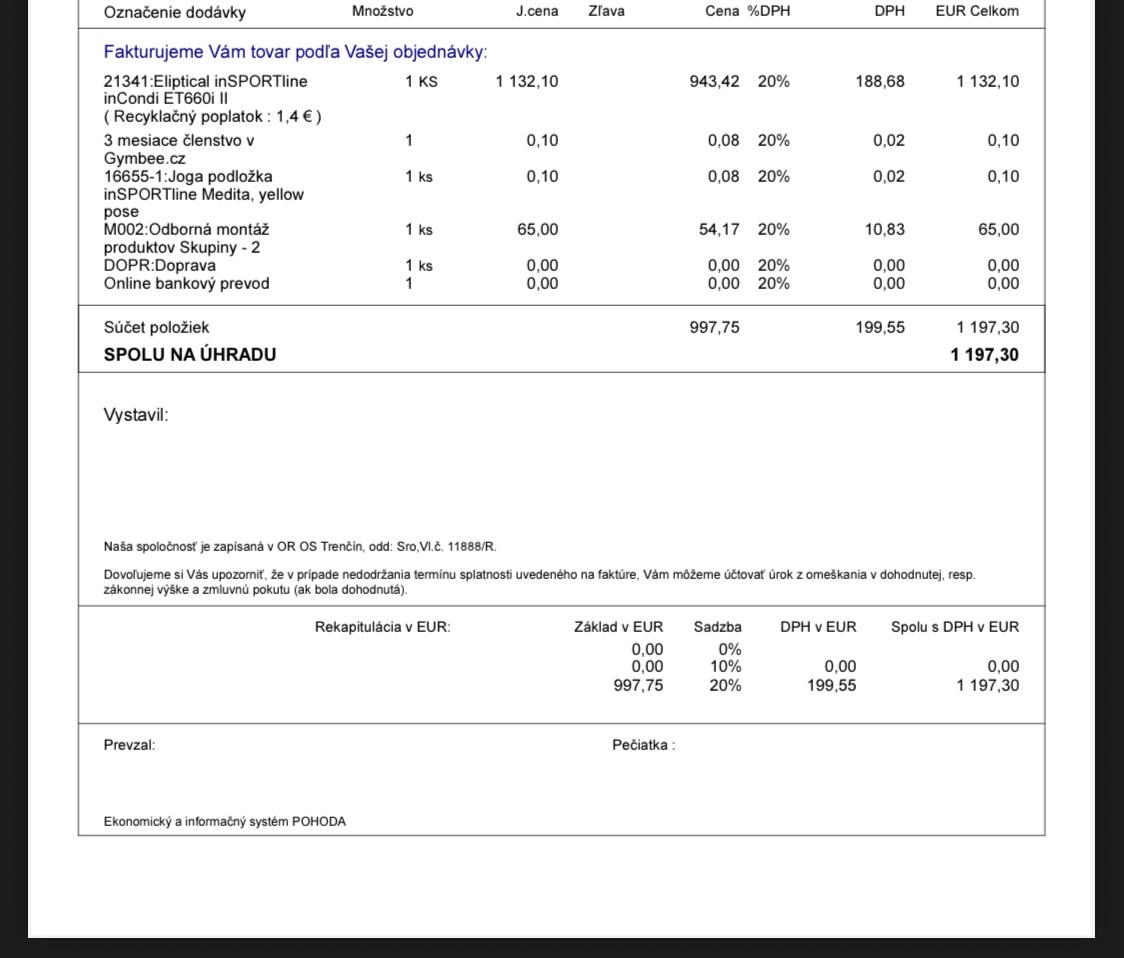 Eliptický trenažér Insportline ET660i II - 4