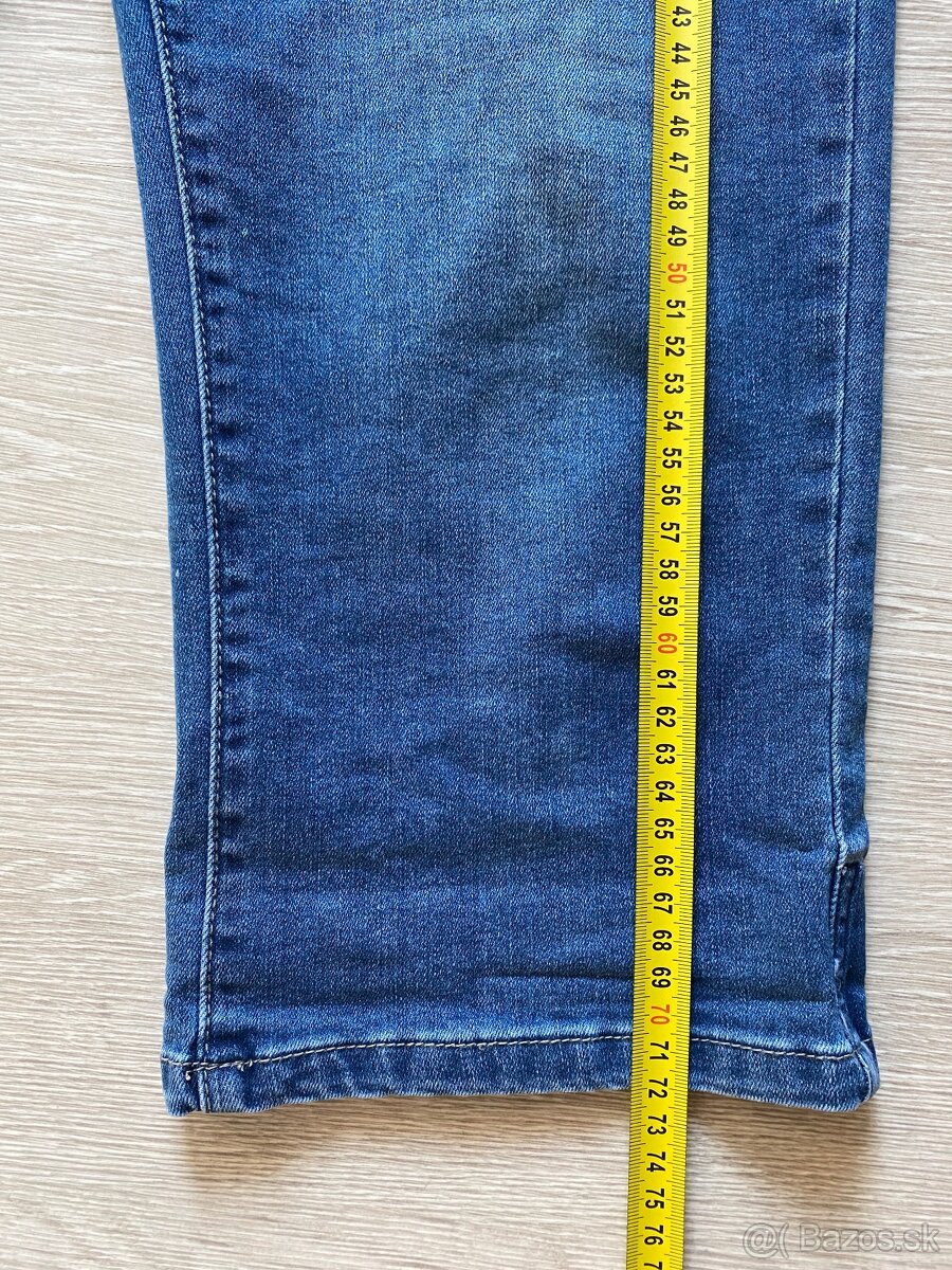 Dámske riflové trištvrťáky veľ.L - 4