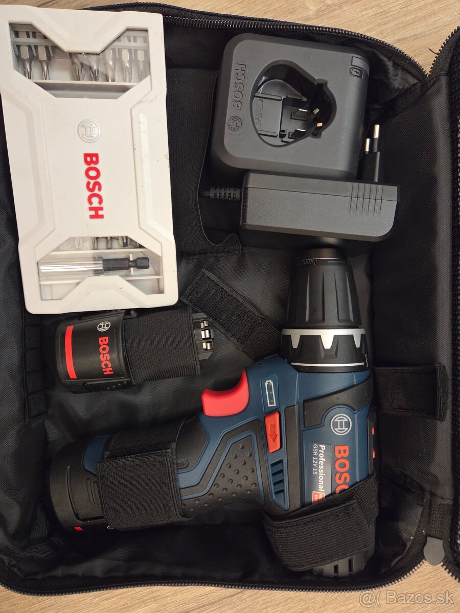 BOSCH Akumulátorový vŕtací skrutkovač - 4