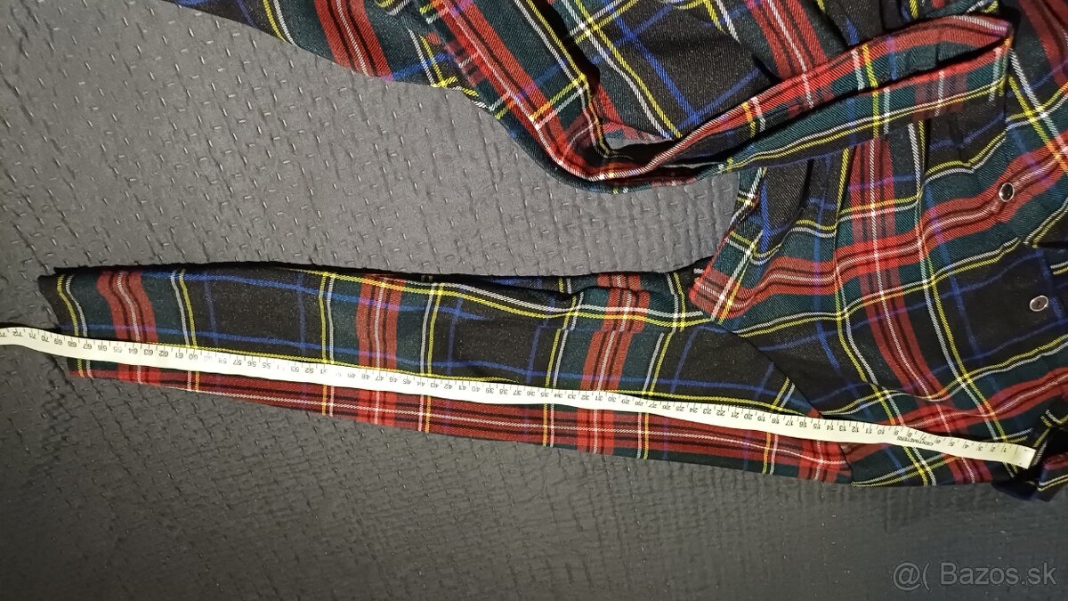 Kockované šaty M - 4