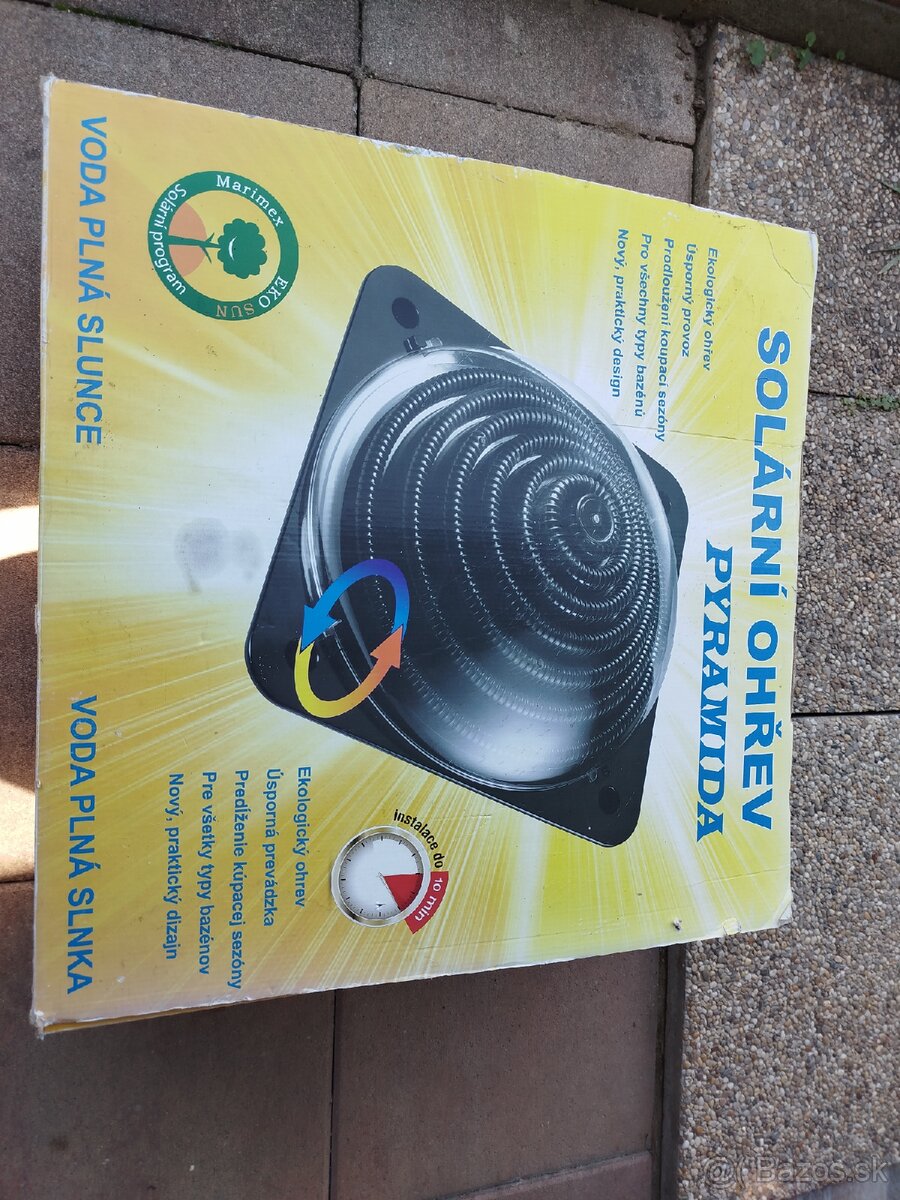 Solárny ohrev bazéna piramida - 4