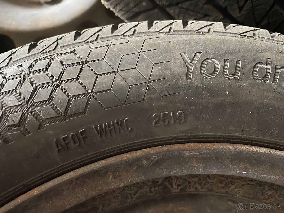 Predám sadu zimných kolies R16 - 4