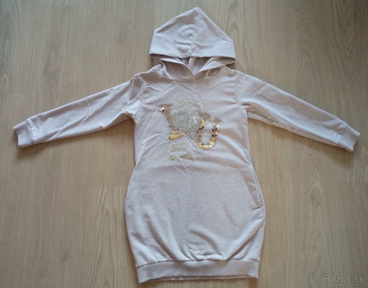 Dievčenské šaty v. 134 - 152 - 4