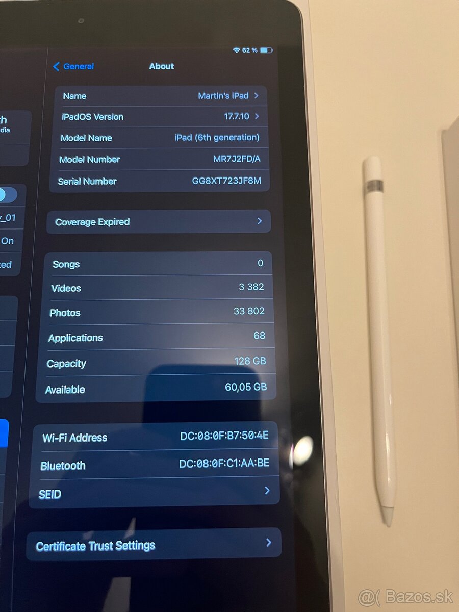 Apple iPad 6th 128GB + Apple pencil - 4