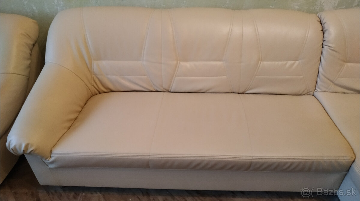 Sedacia súprava koženková - 4