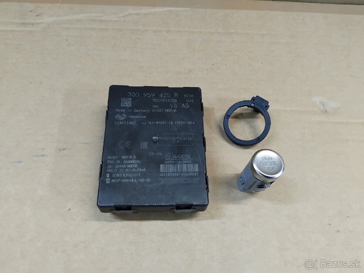 systém KESSY - VW Passat B8 - 4