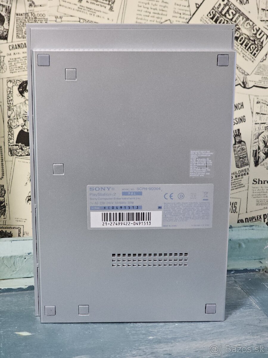 Sony PS2 Slim 》Silver Edition 》Playstation 2 》SCPH-90004 - 4