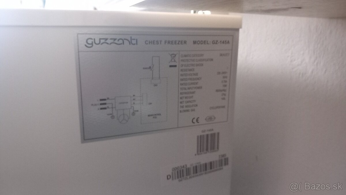 Guzzanti mraznička GZ145A - 4