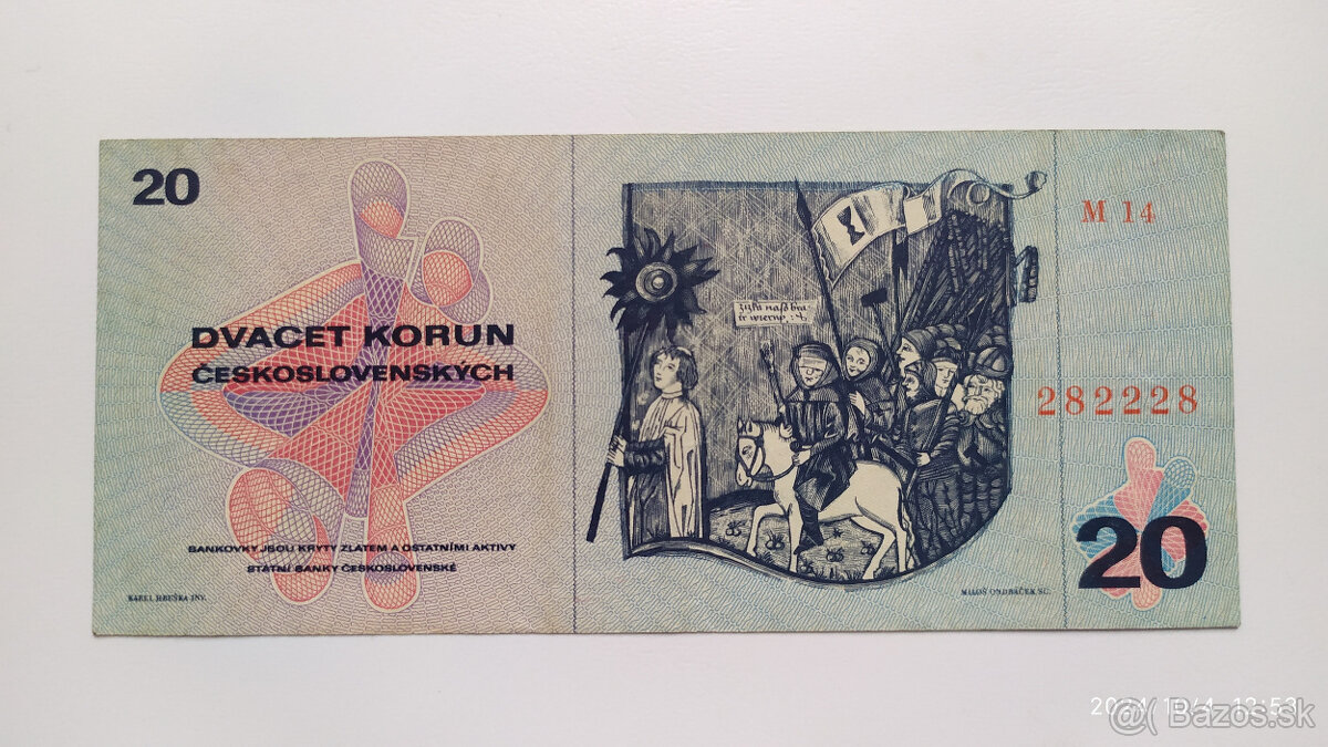 10 a 20Kčs vzácne série M - 4