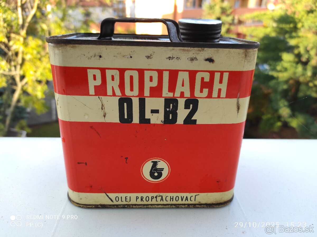 RETRO PLECH CSSR BENZINA OLEJ - 4