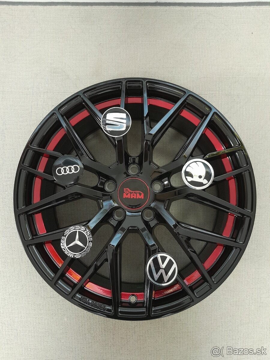 Alu disky R18 5x112 Et45 8J MAM RS4 BPRI Škoda Seat Audi Vw - 4