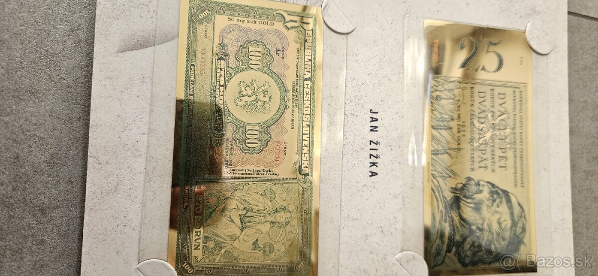 Zlate bankovy a minca - 4