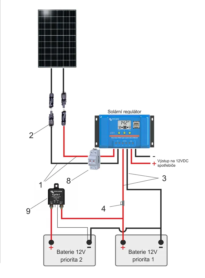 Predám prepojovač Pb akumulátorov Victron Cyrix-ct - 4