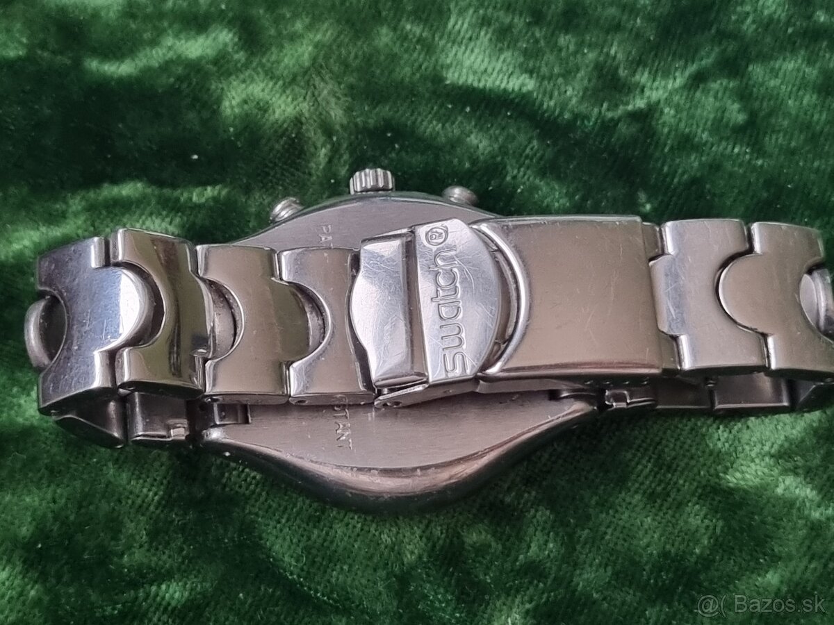 Náramkové hodinky,swatch chronograf. - 4