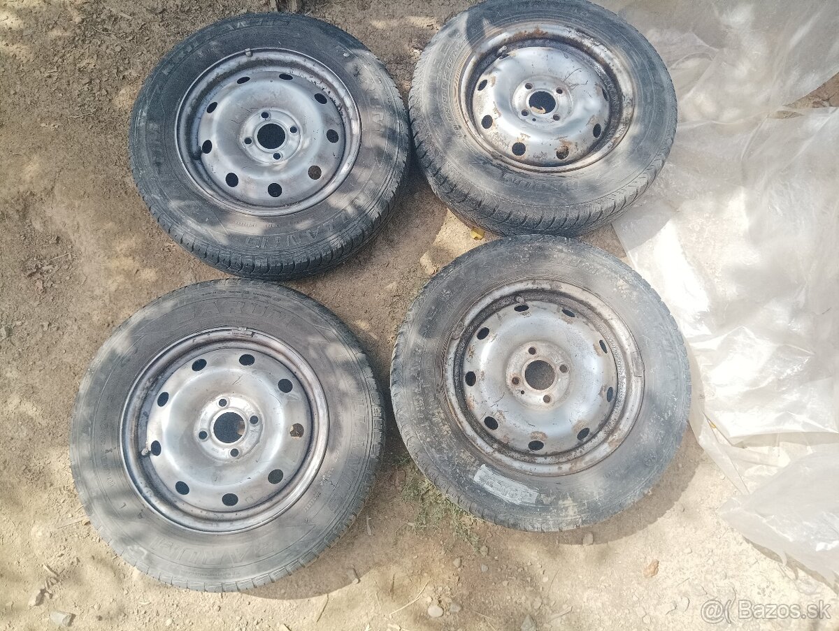 Pneu plus plechové disky 165/80R 14 - 4