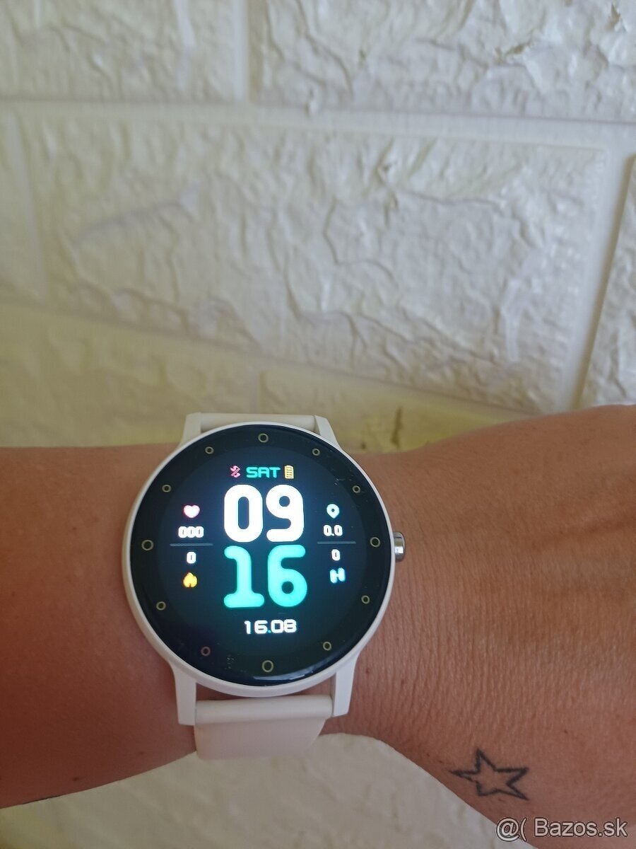 Biele inteligentné hodinky-NOVÉ - 4