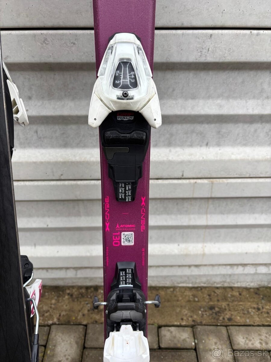 Predám detské lyže Atomic Vantage 130cm - 4