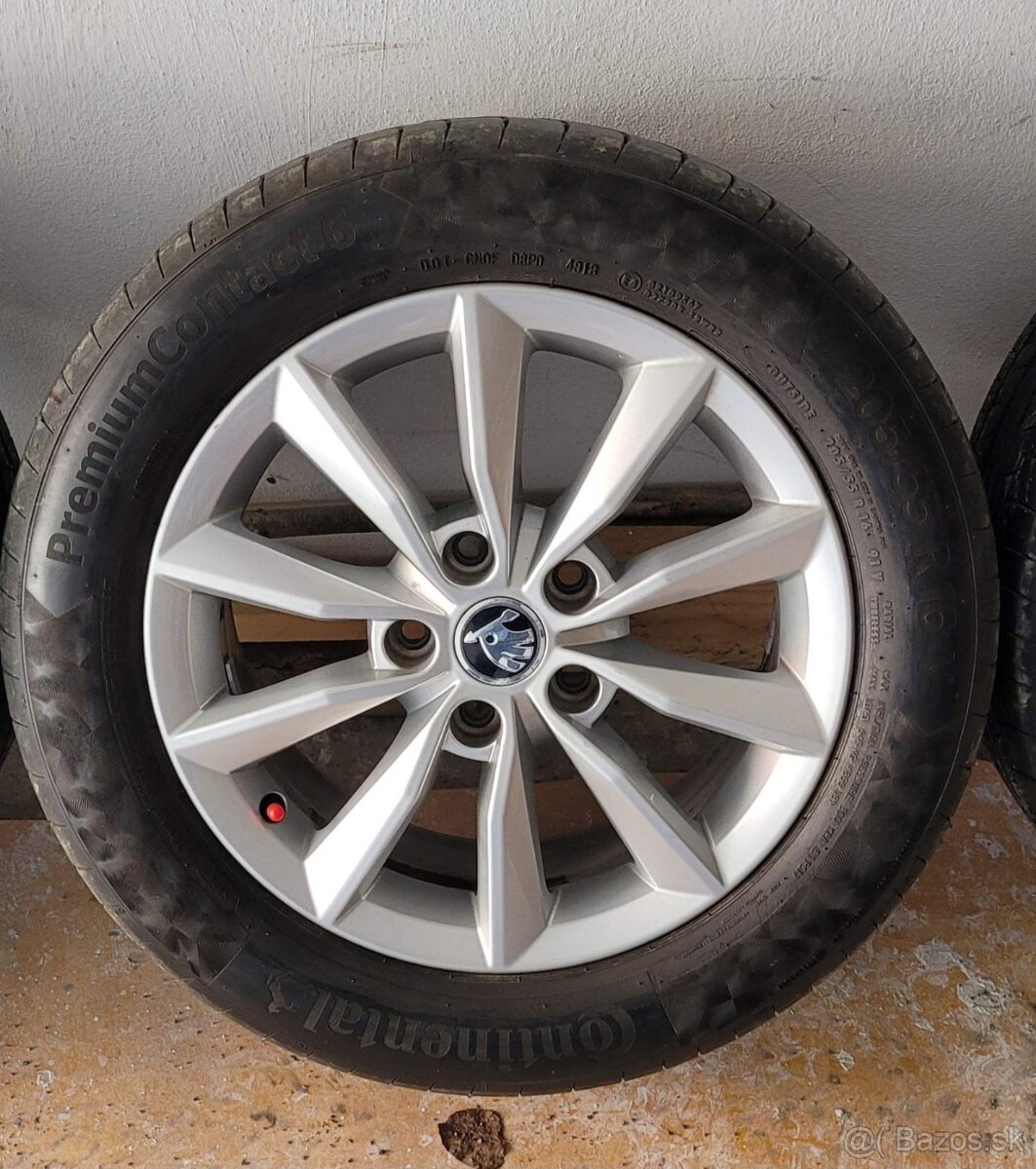 Predám letné kolesá 205/55 R16 - 4