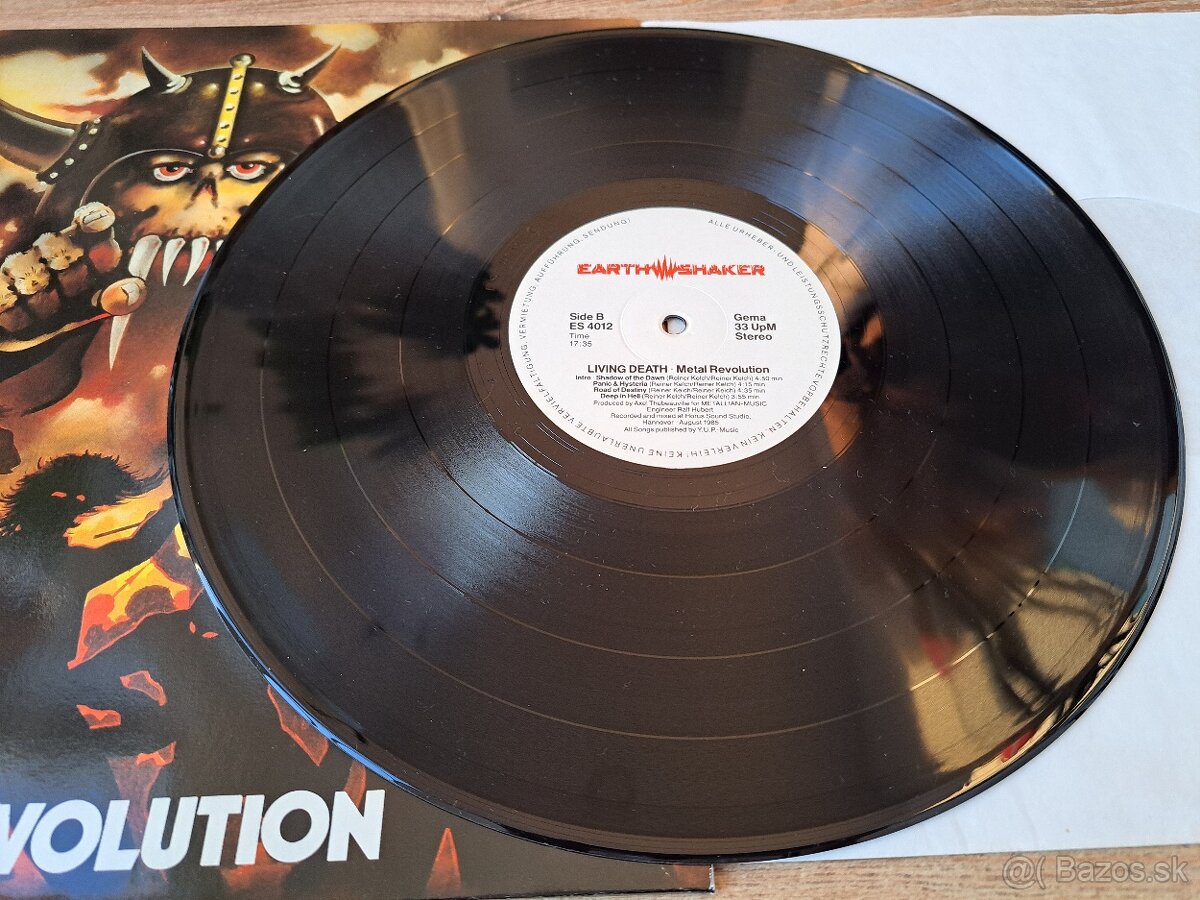 Lp LIVING DEATH - Metal Revolution - 4