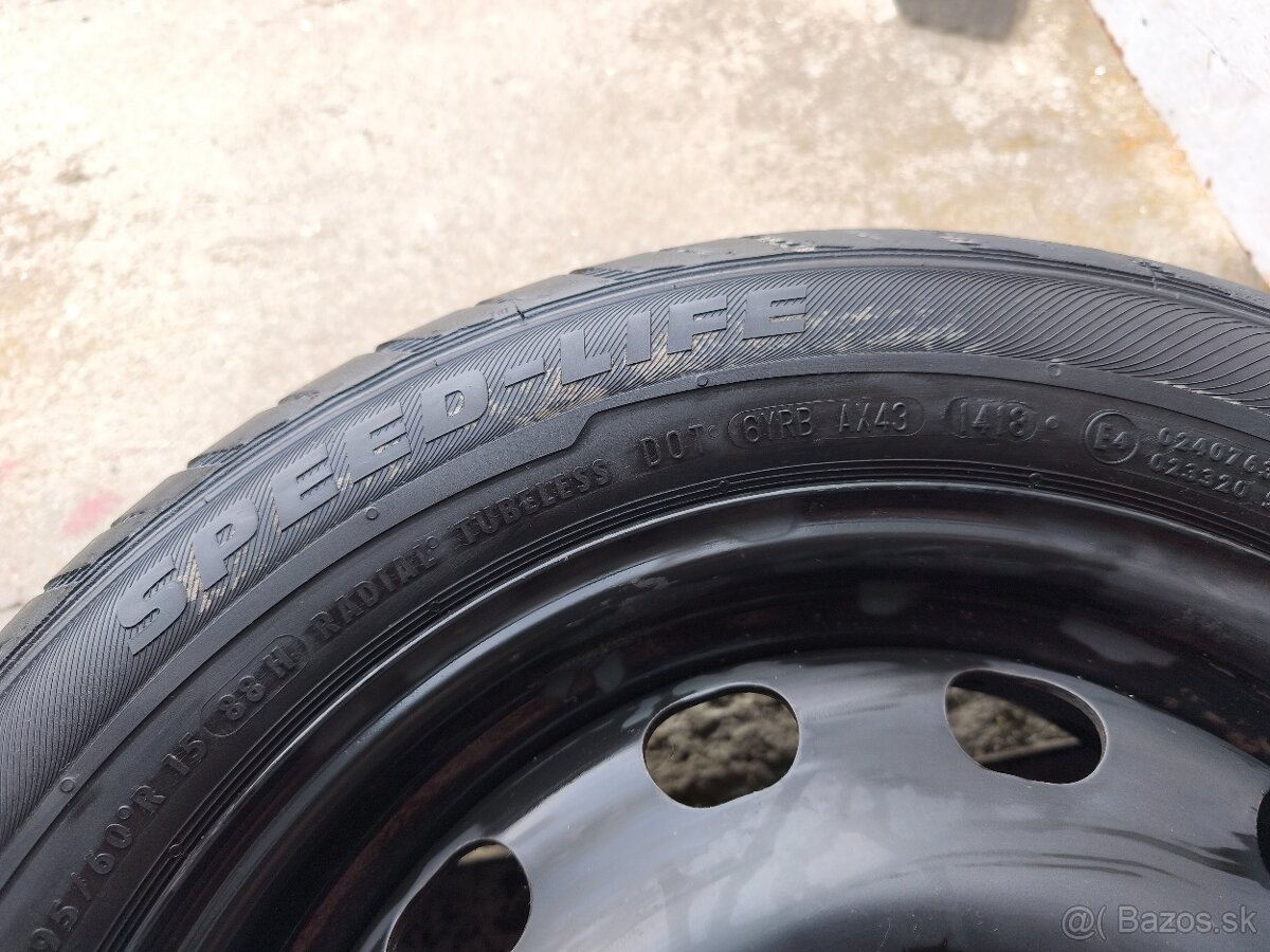 Kolesá 4x108 r15 na Ford letné pneumatiky 195/60 r15 8mm - 4
