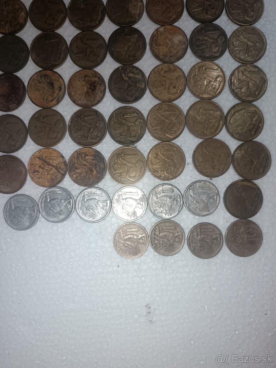 Predám mince ČSR 1kc - 4