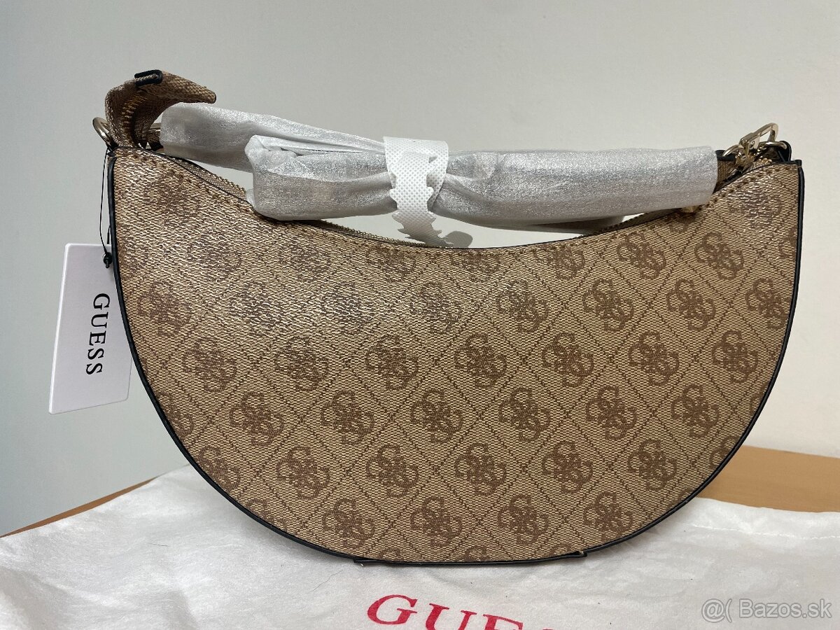 Hnedá kabelka Guess, crossbody - 4