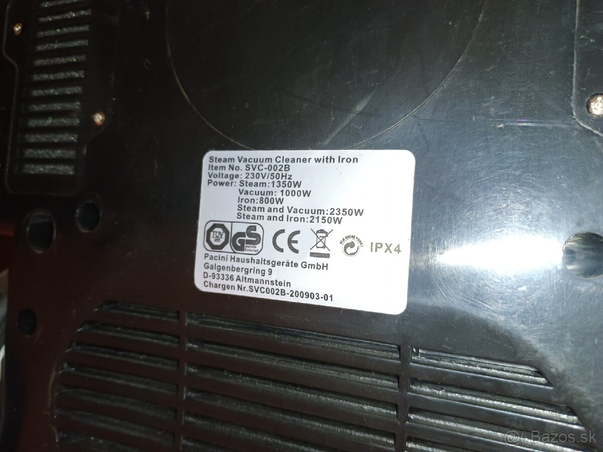 Parny čistič a vysavač Beck Vapori 2000 - 4