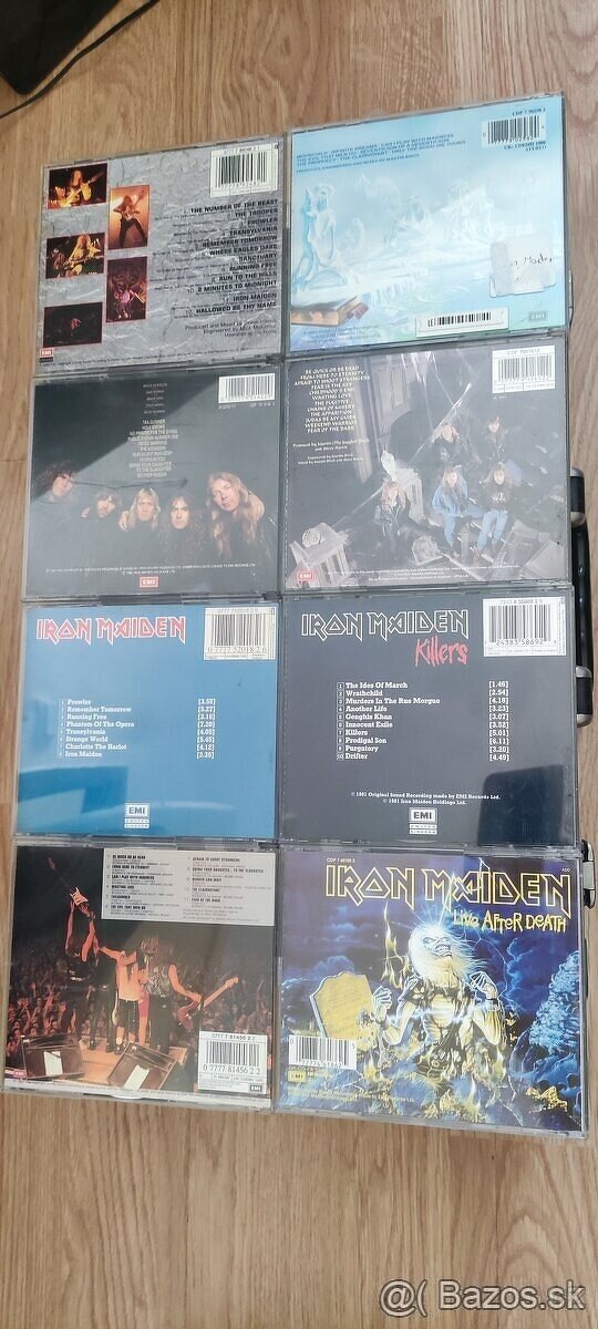 Prodám CD Iron Maiden.1 - 4